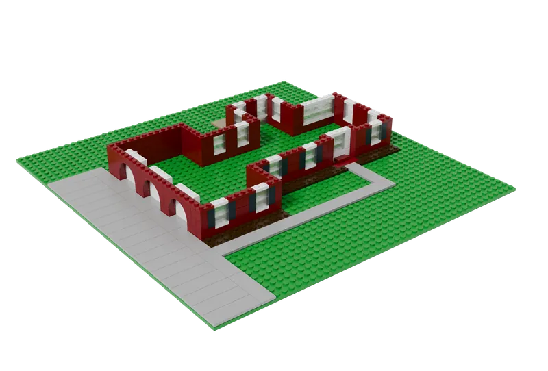 Stage 2 of the Brick Cape Cod build: Walls, windows and doors